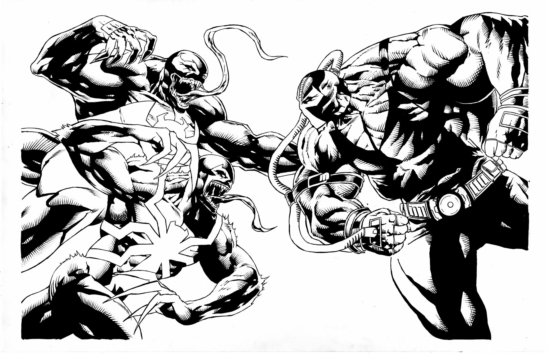 Hulk vs venom coloring pages