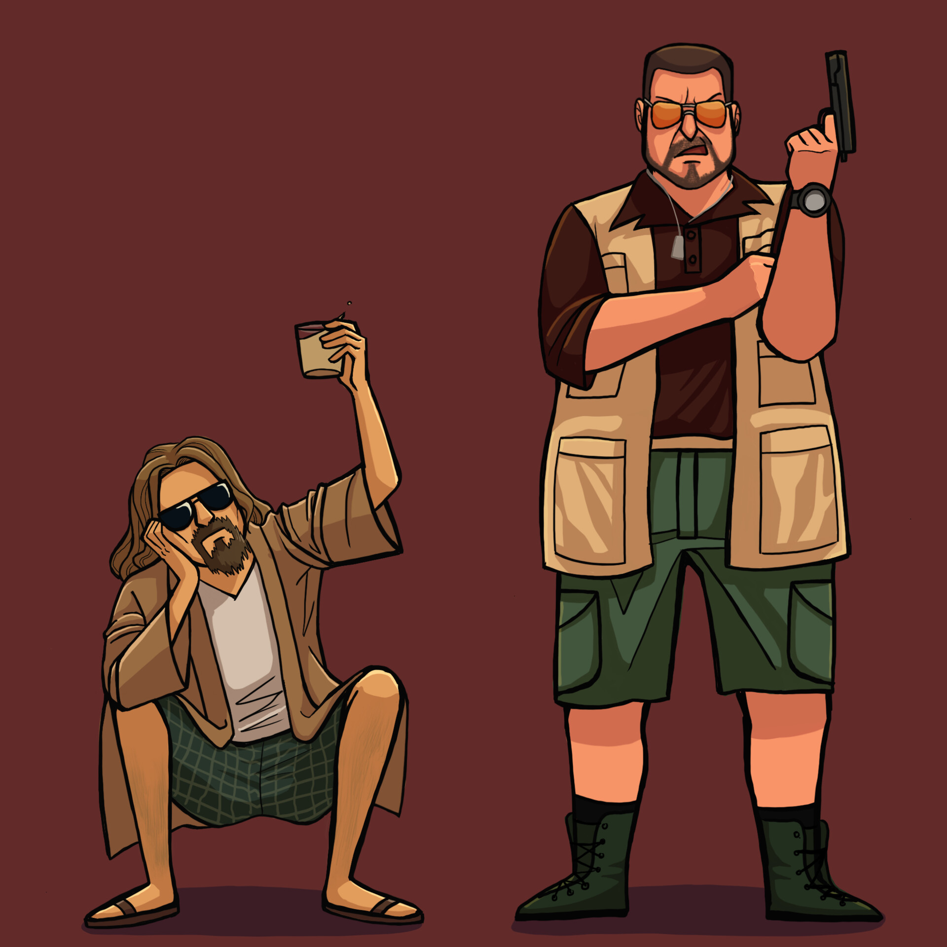 Aiko Hagino - Big Lebowski Fan Art