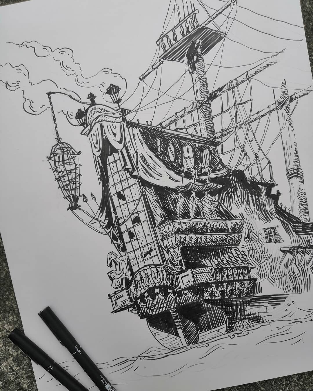 ArtStation Queen Anne's Revenge
