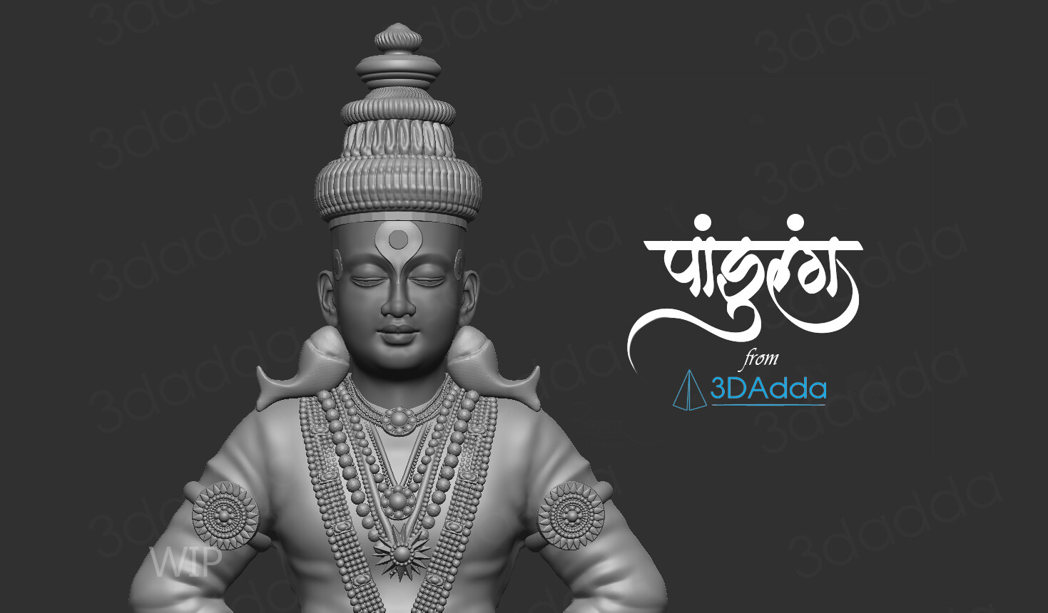 ArtStation - Vitthal Mauli 3D Model for 3D printing