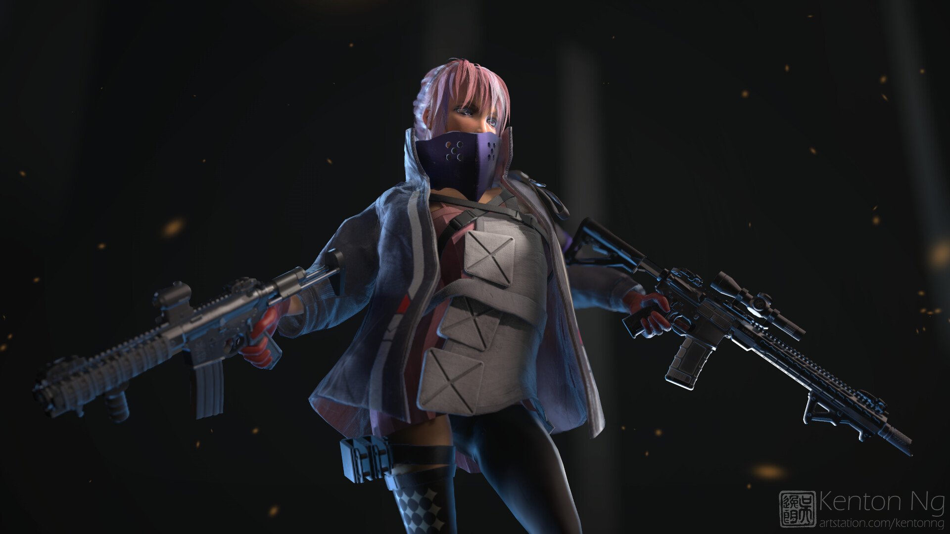 Kenton Ng Girls Frontline Fanart Ar15 Mod Iii