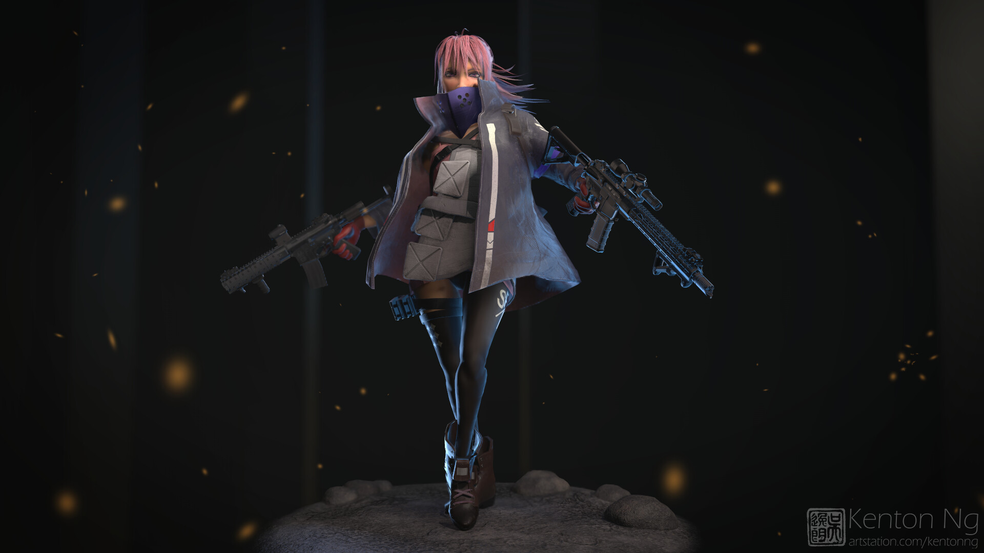 Kenton Ng Girls Frontline Fanart Ar15 Mod Iii