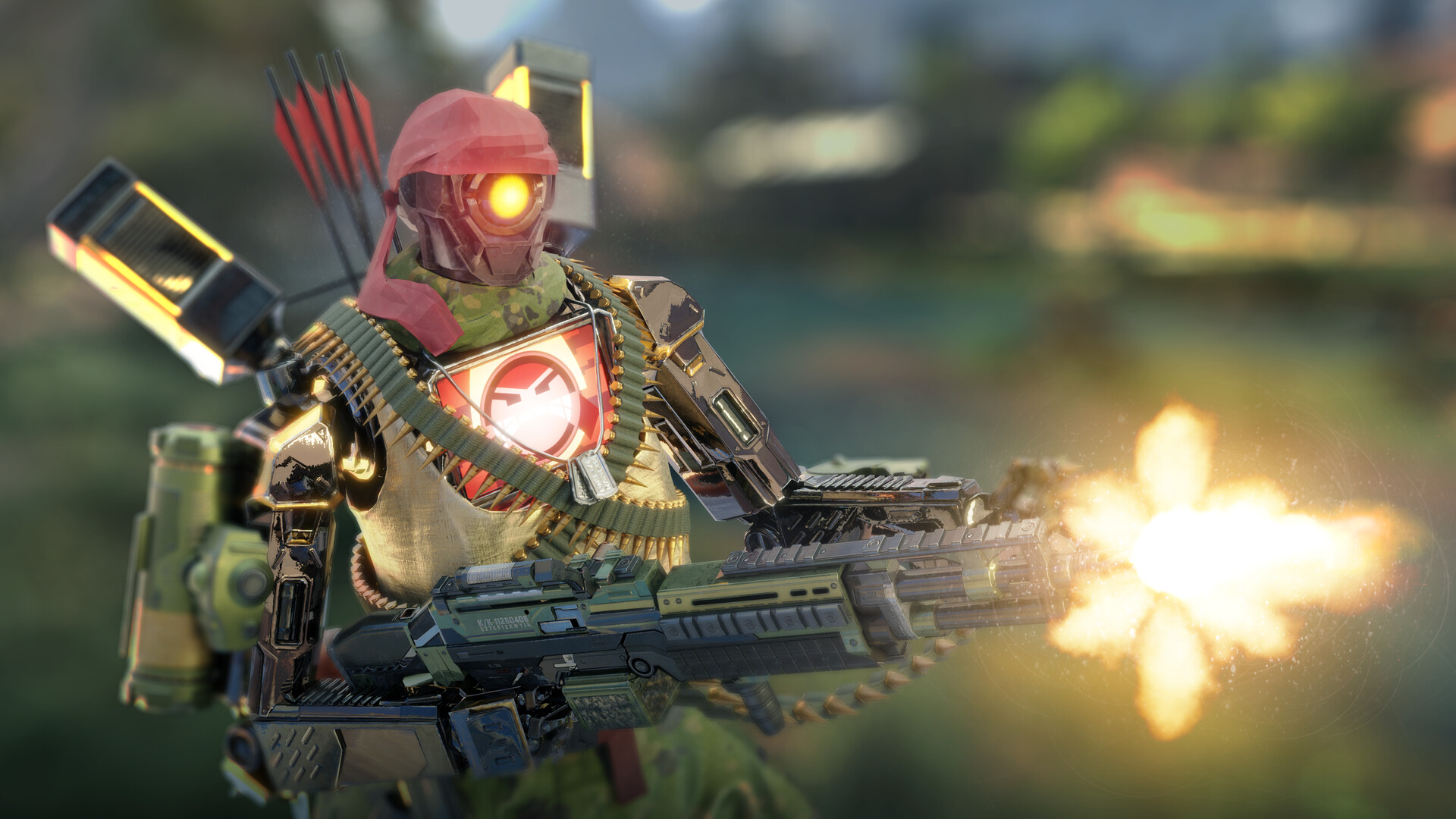 Artstation Rambo Pathfinder Apex Legends Render