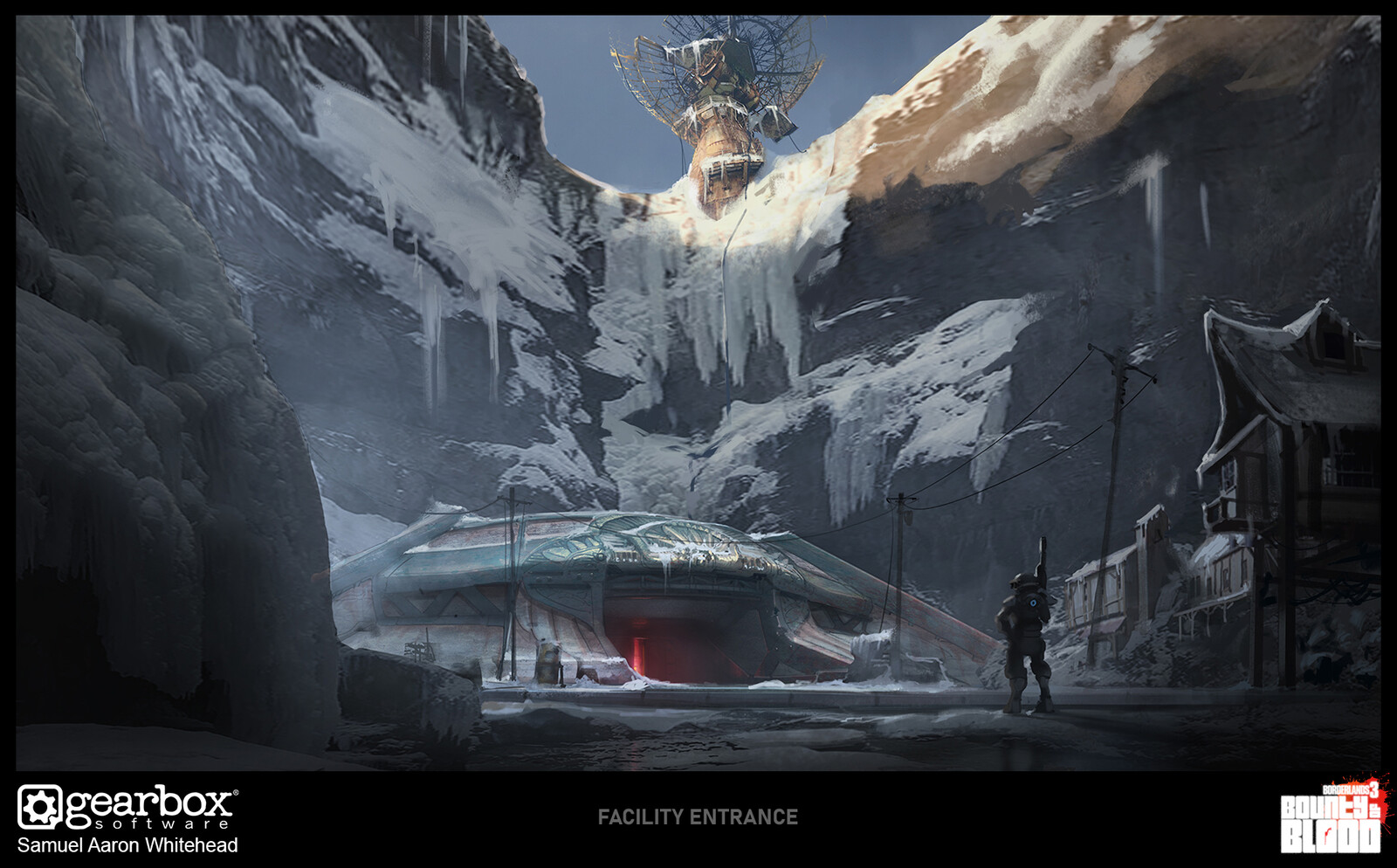 We originally considered placing the facility entrance in a much colder, higher altitude environment, but later we decided we wanted to keep it more distinct from Ashfall.