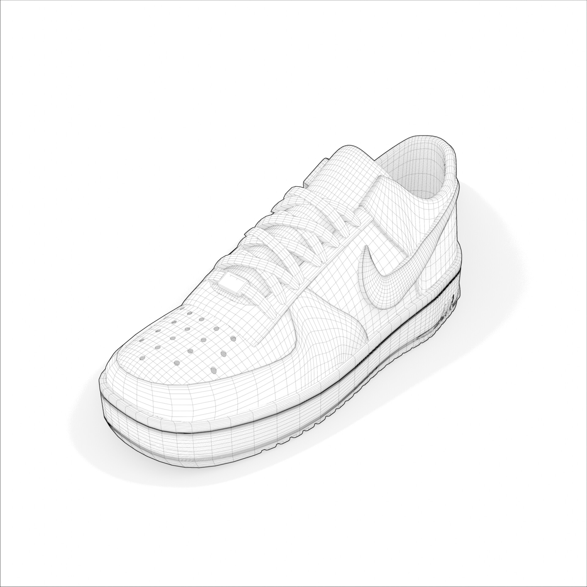 easy air force 1 drawing