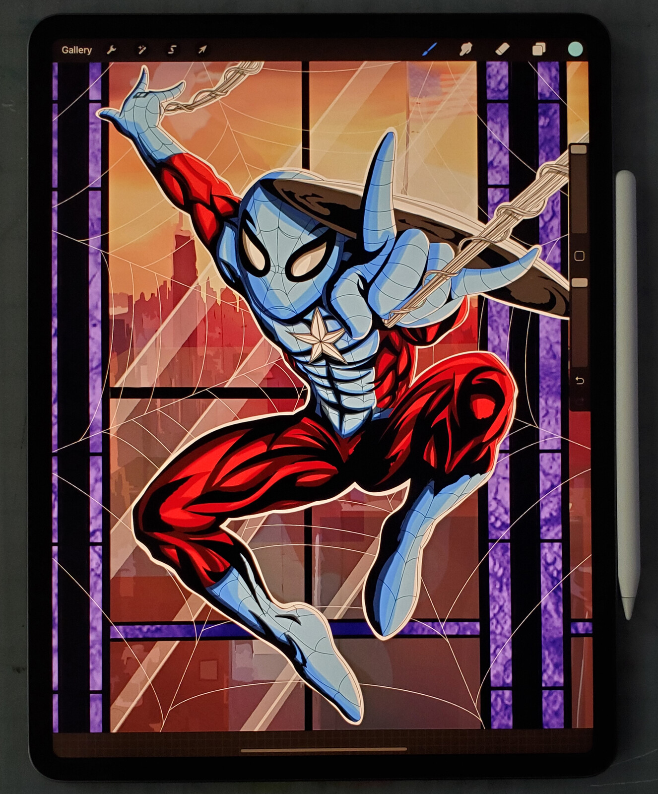 Ari Blueblaze - Spiderman Inverted outfit