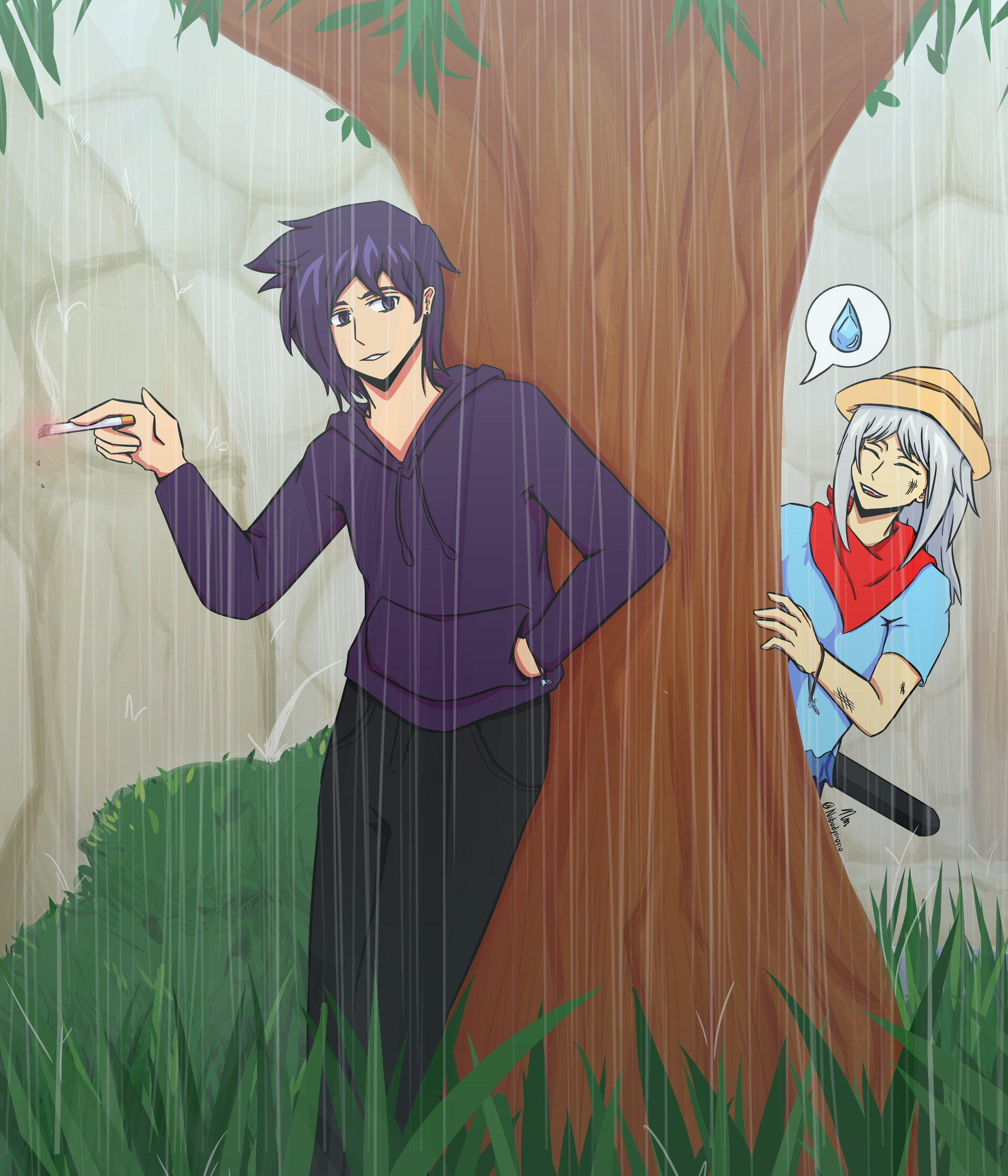 ArtStation Sebastian and Farmer Alice (from SV)