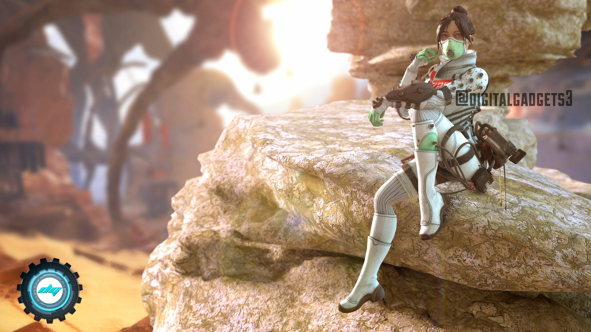 ArtStation Apex Legends Wraith, Quarantine 722 Reskin