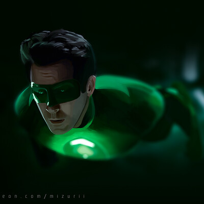 Mizuri au greenlanternpainting
