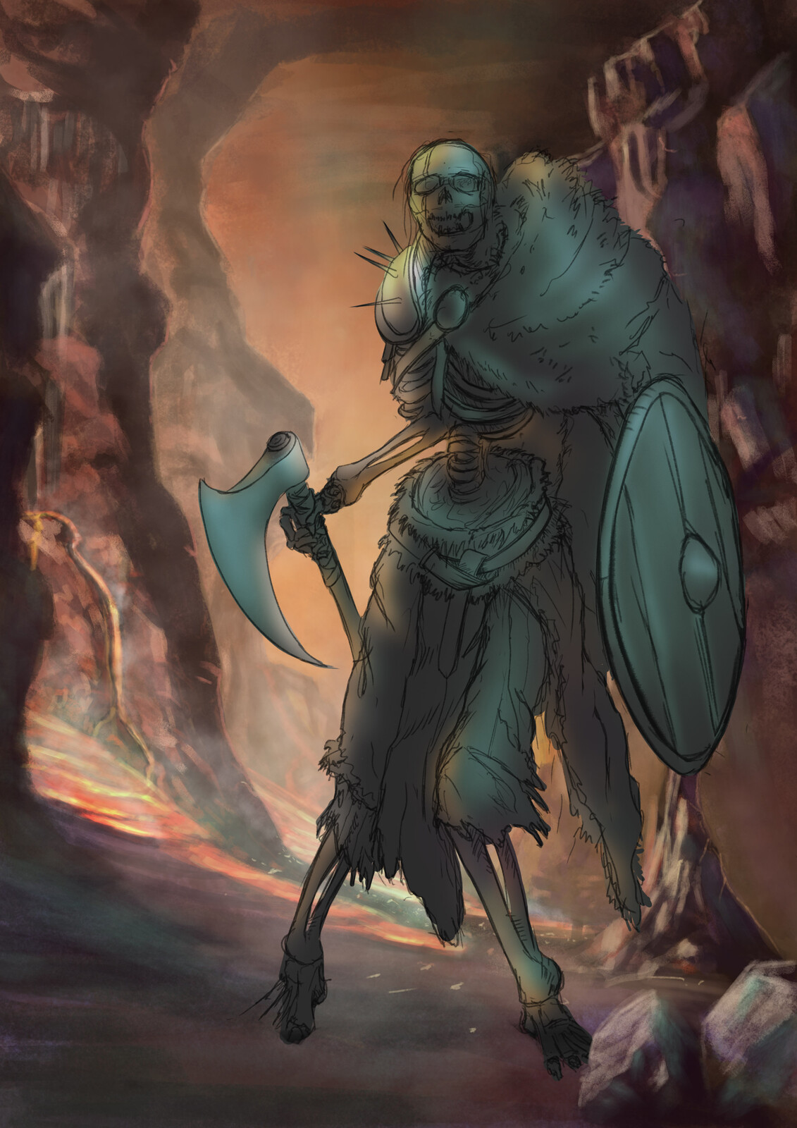 background sketch
