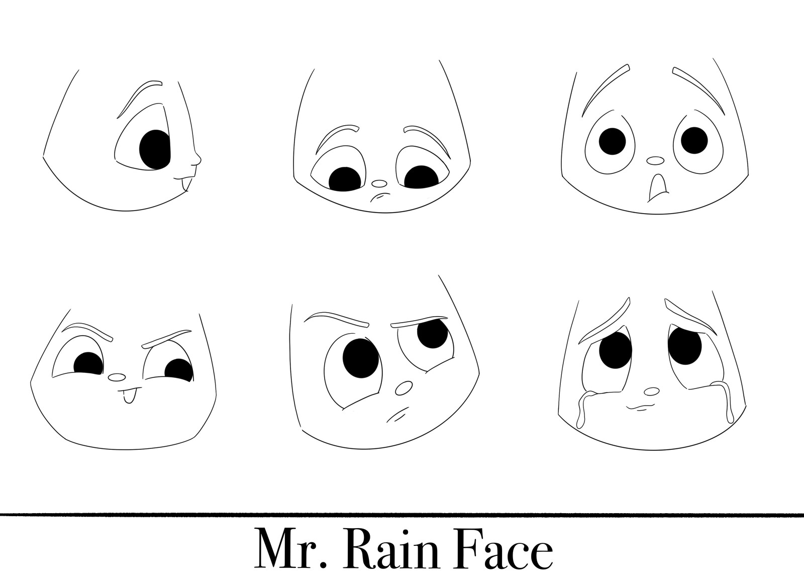 Mr. Rain-- Facial Gestures