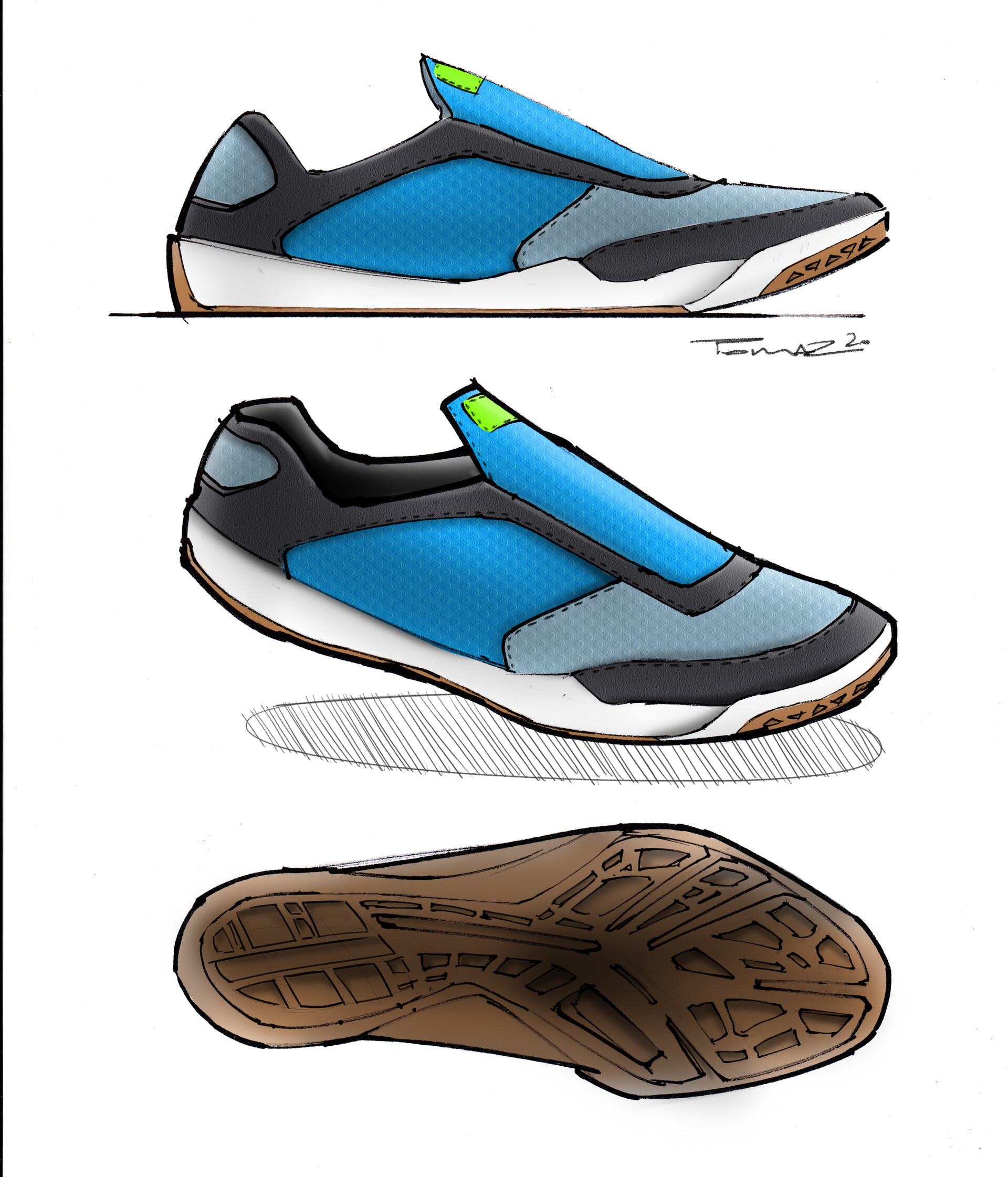 ArtStation - Sport Shoes Design
