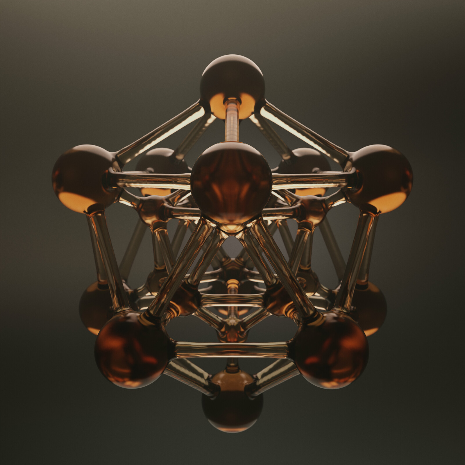 Double Glass Icosahedron