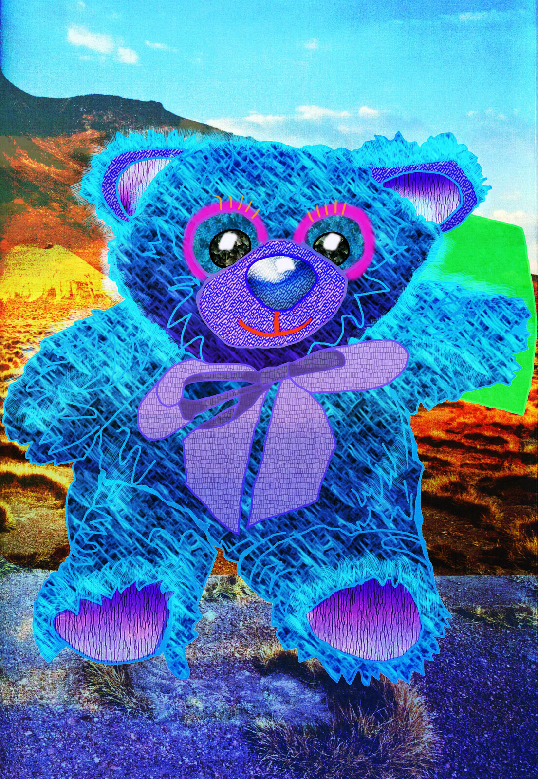 Nicholas Powell Blue bear Nicholas Powell Blue bear