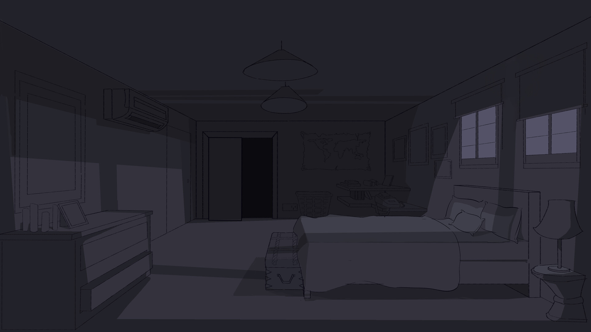 ArtStation Bedroom Background (Dream)