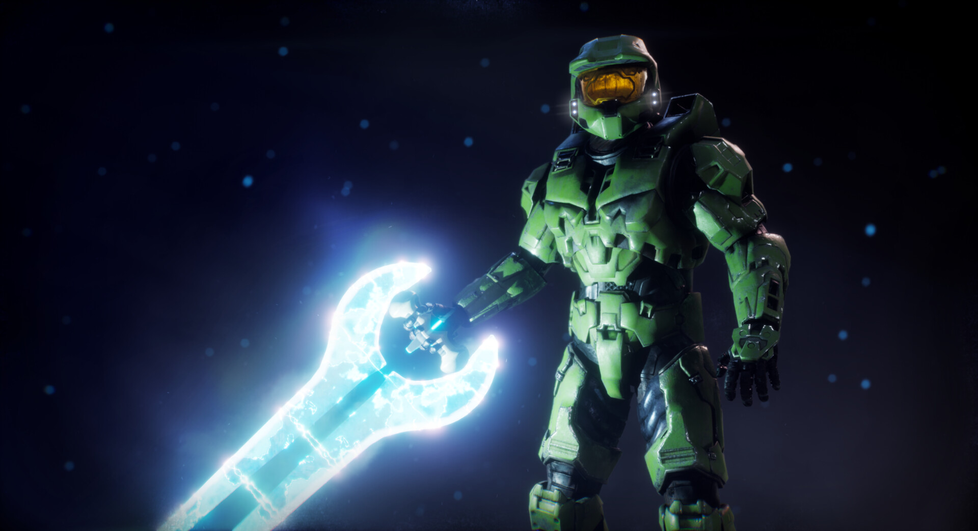 Artstation Halo Infinite Master Chief With Energy Sword