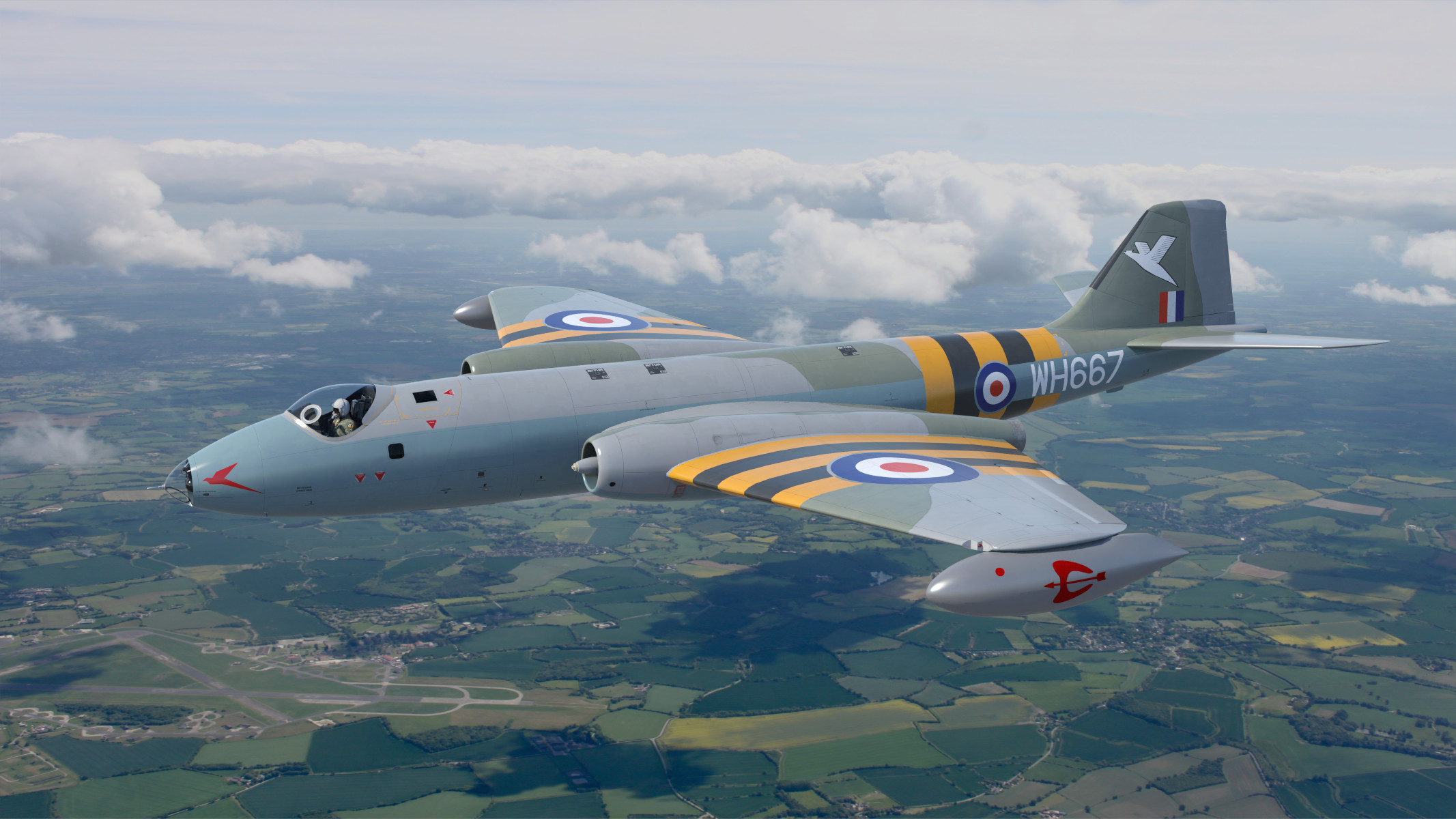 Westfield 3d - Canberra B.2 - Suez Crisis Markings 1956