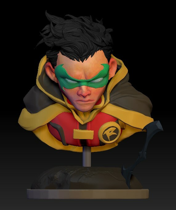 ArtStation Robin Bust sculpt