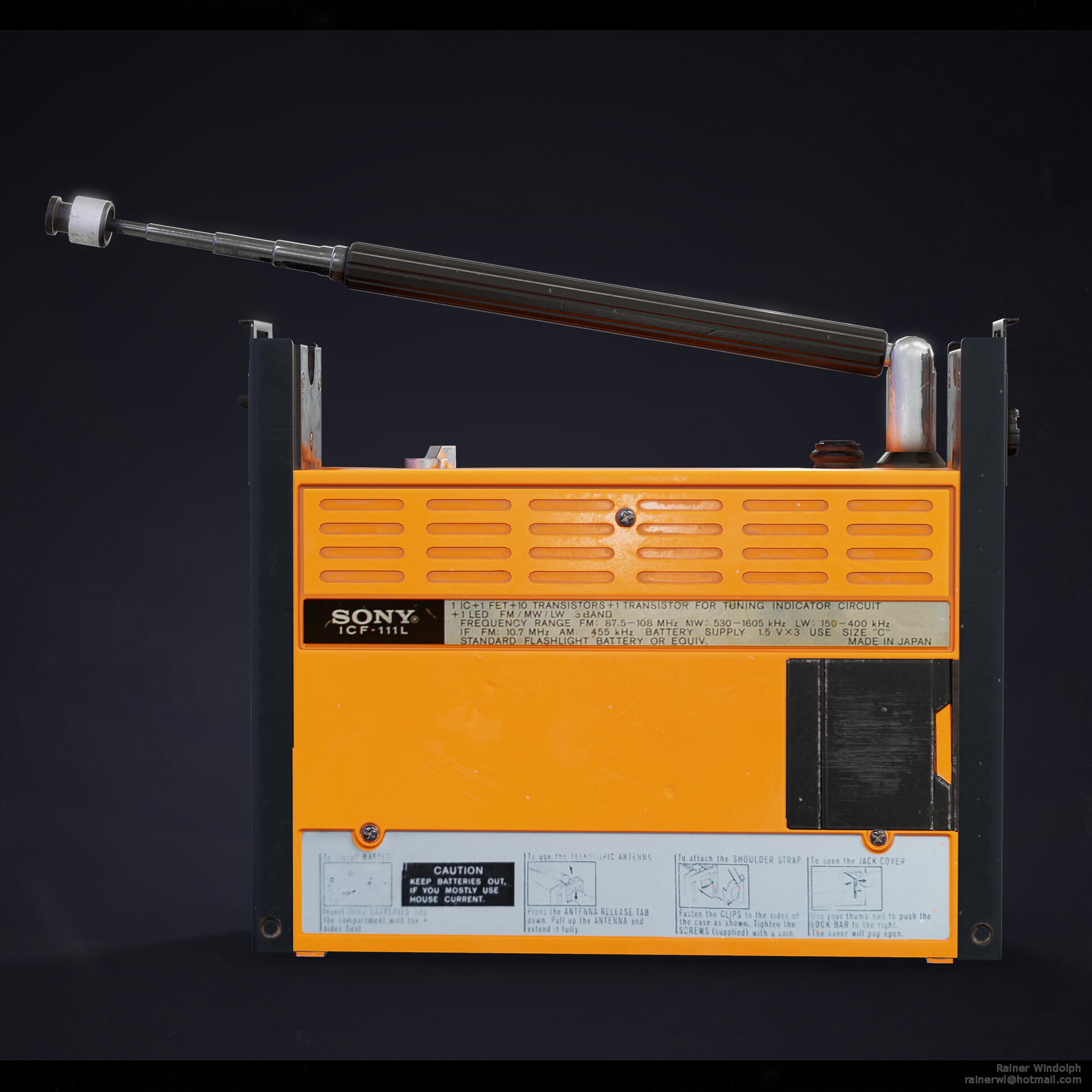 Rainer Windolph - SONY Sports 11 ICF-111L Radio