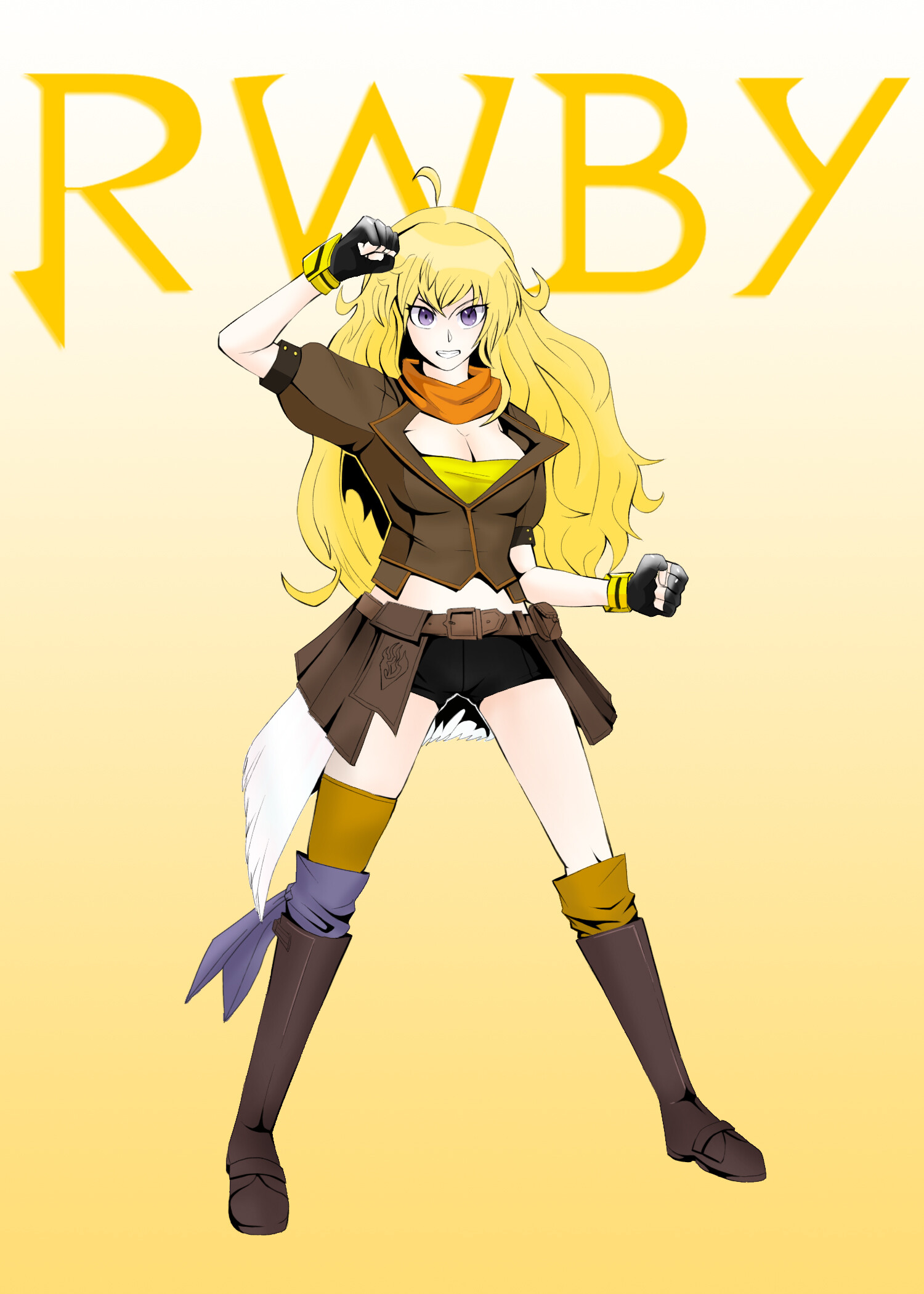 Artstation Yang Rwby Fanart Sammy D