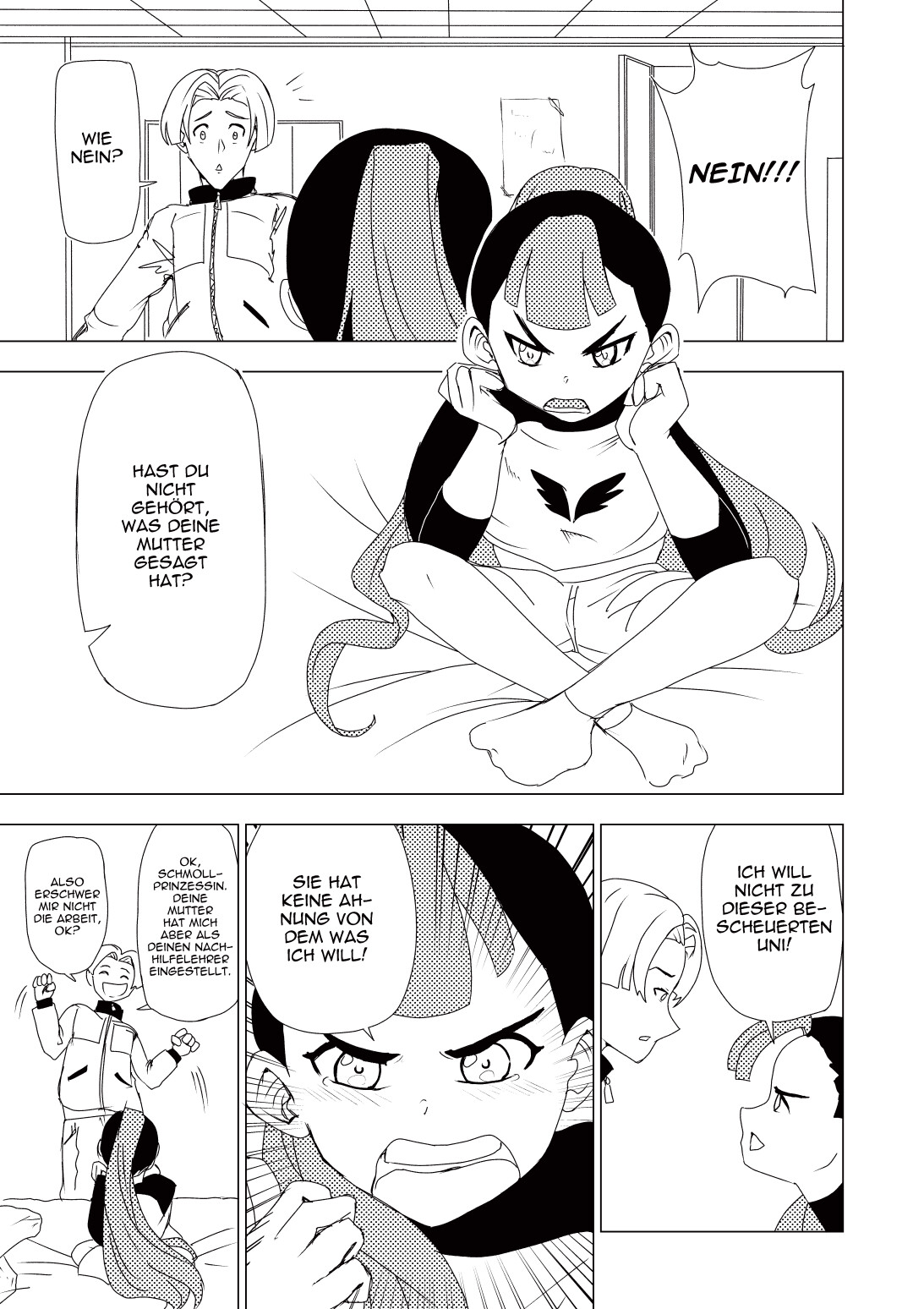 Eine Mangaseite