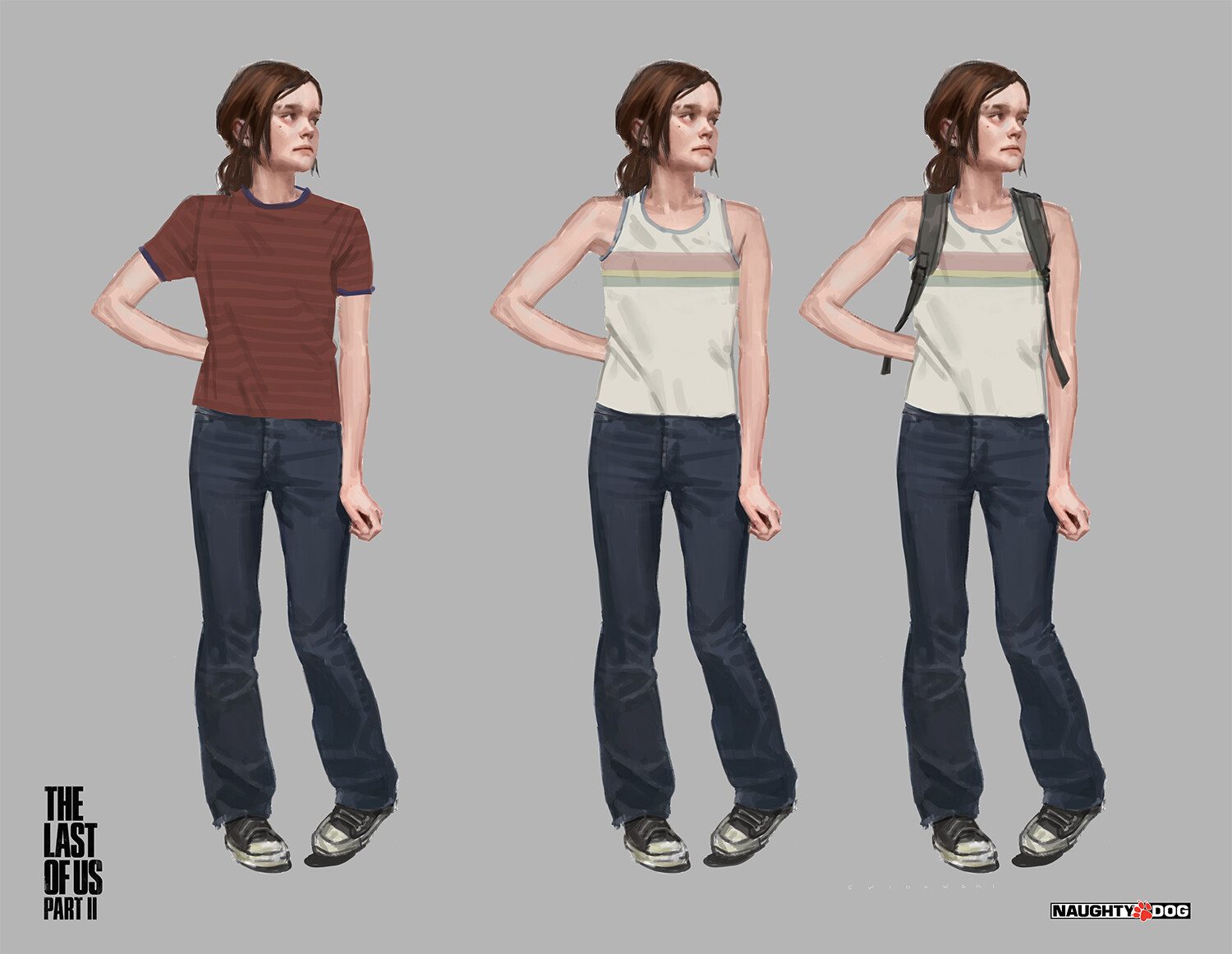 Young Ellie's flashback costume work. 