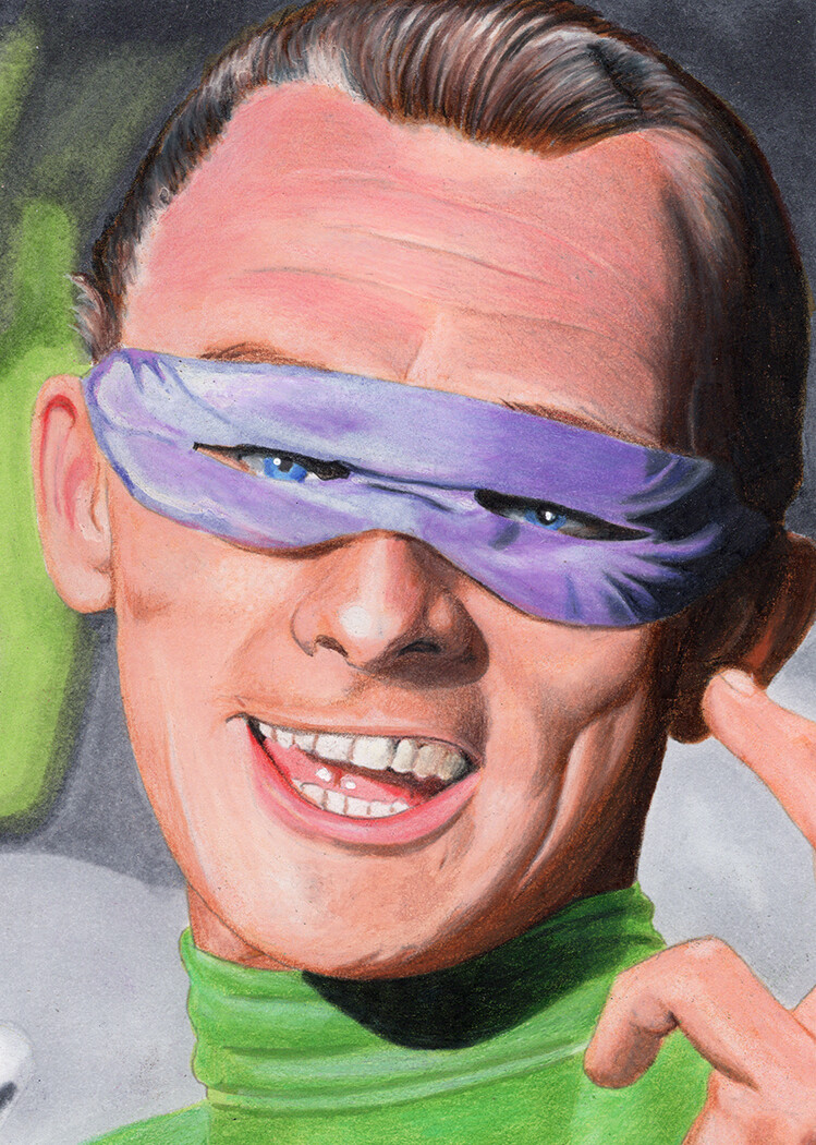 Riddler Original Sketch Card