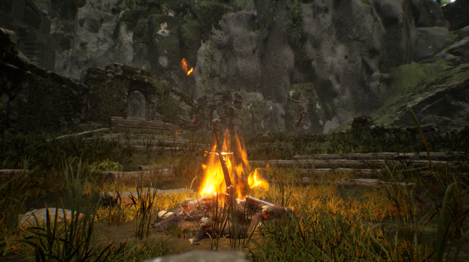 Roch Charron Dark Souls Firelink shrine remake UE4