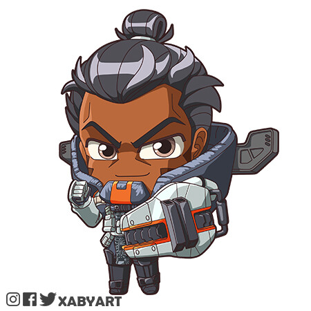 Xaby Art Apex Legends Gibraltar
