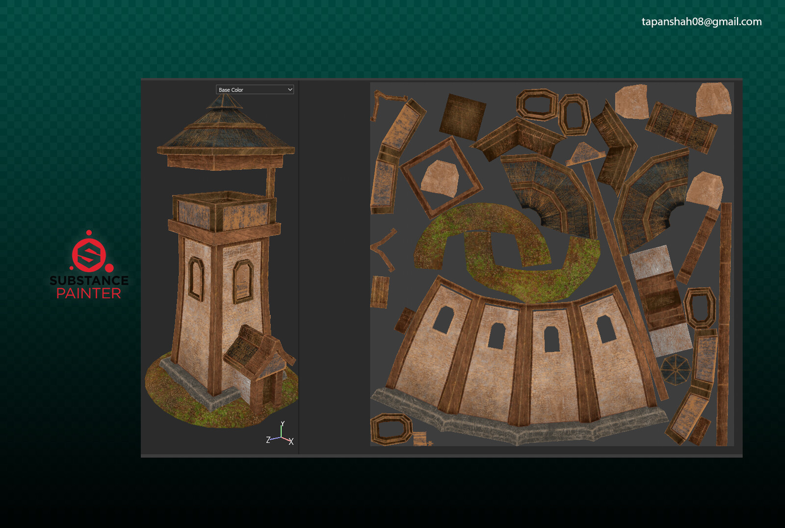 Texturing by Substance Painter