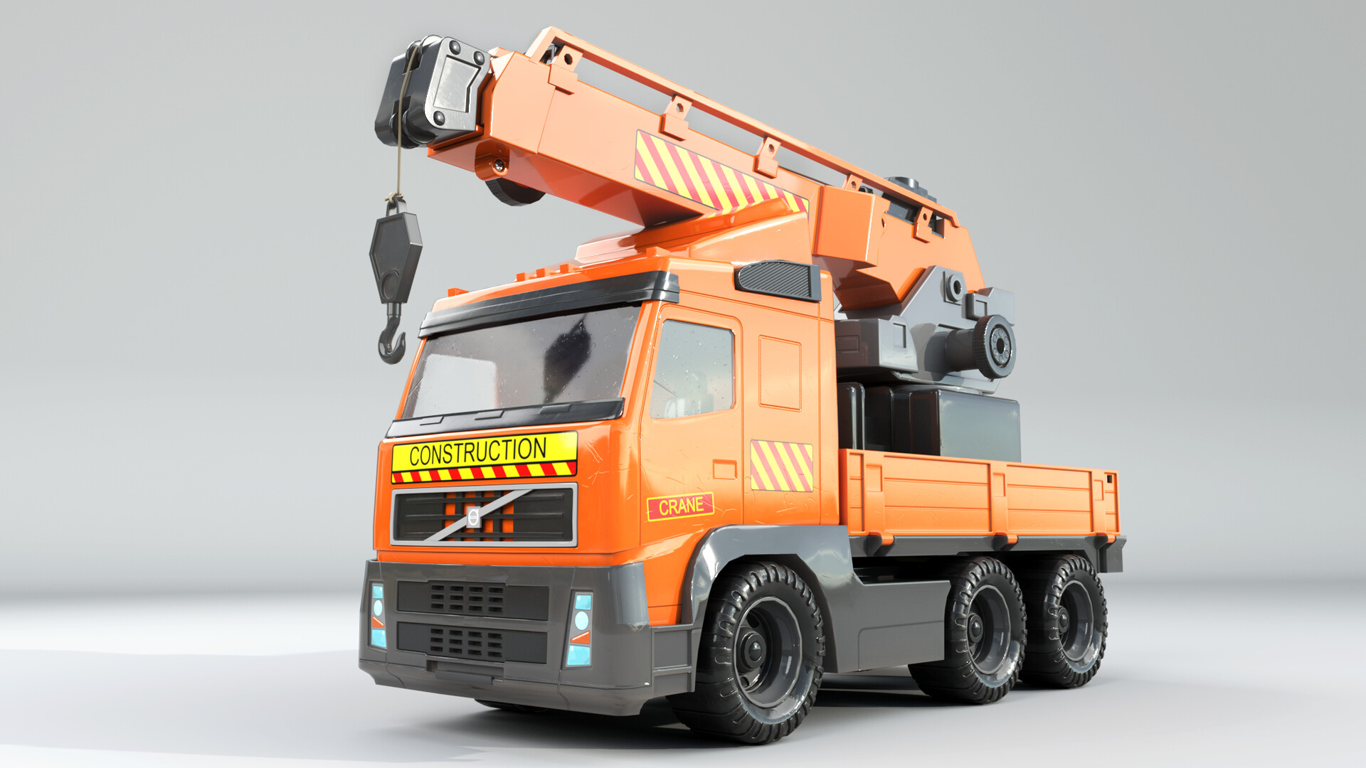 ArtStation - Truck Crane Toy