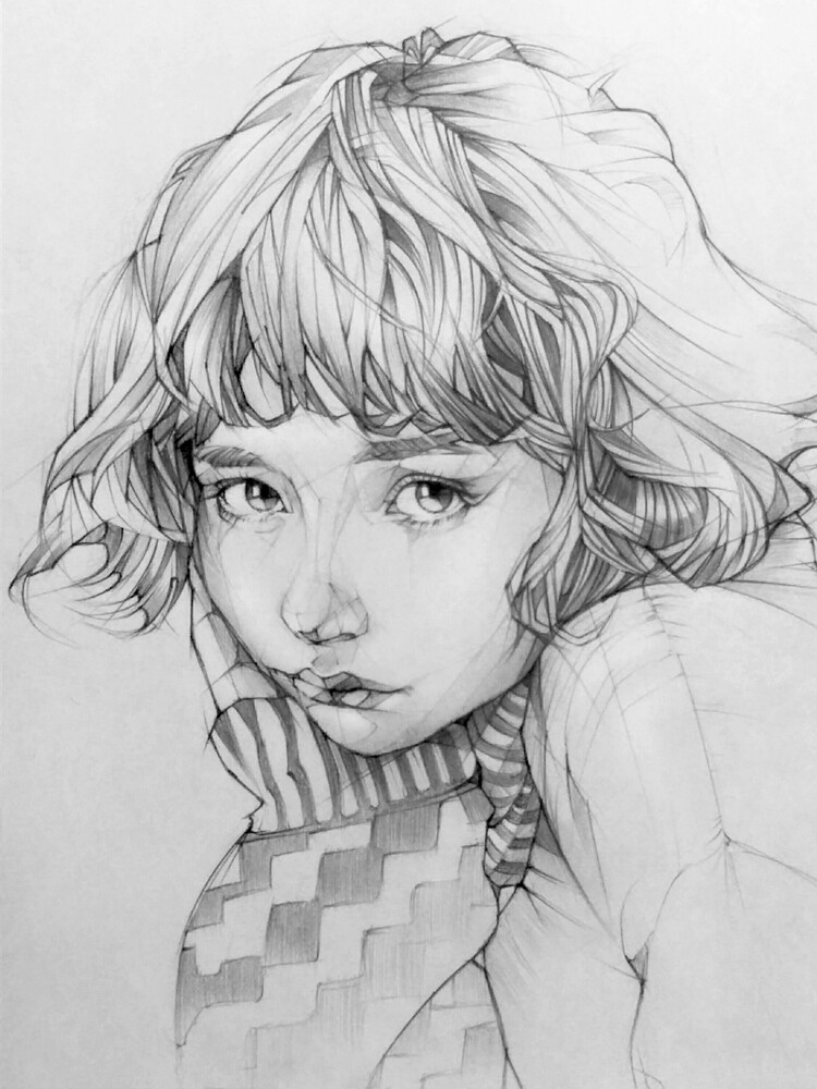 ArtStation - pencil drawing portrait Toh-Yasu藤保 #102