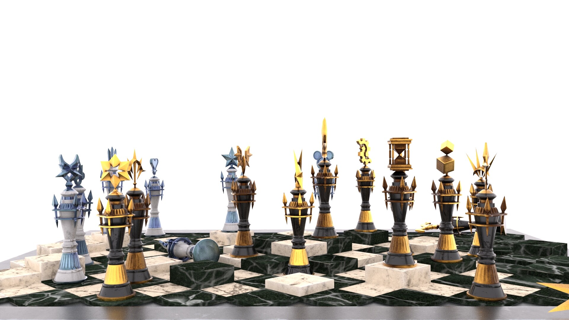 This Kingdom Hearts 3 chess set costs $700 and doesn't actually play chess