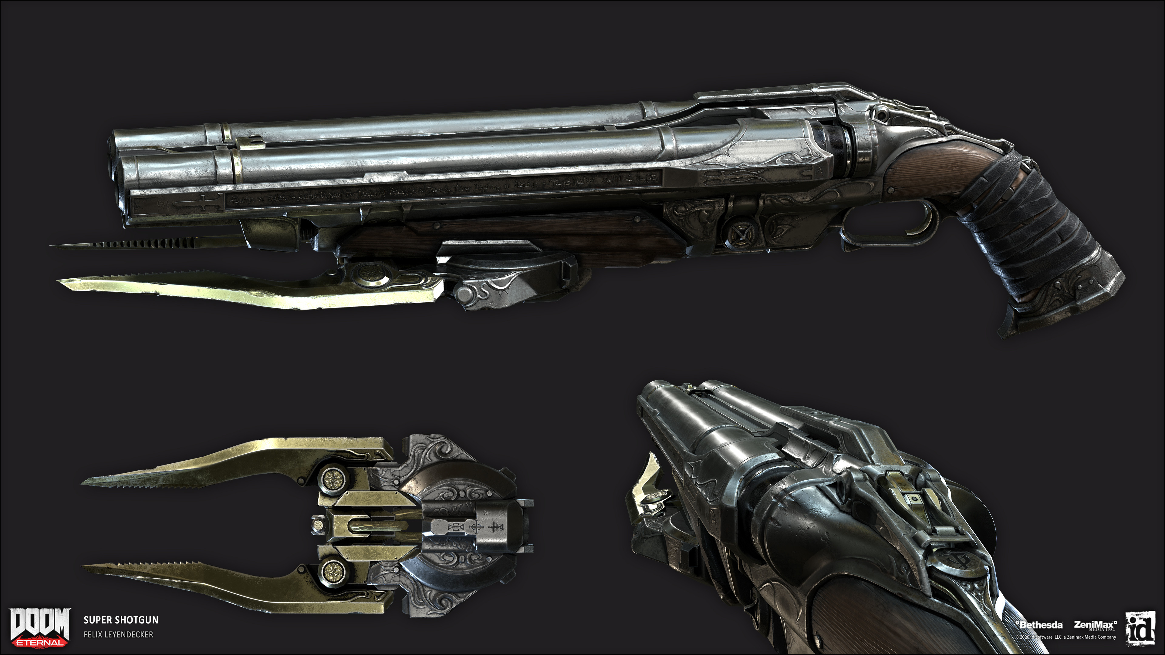 Felix Leyendecker DOOM ETERNAL SUPER SHOTGUN