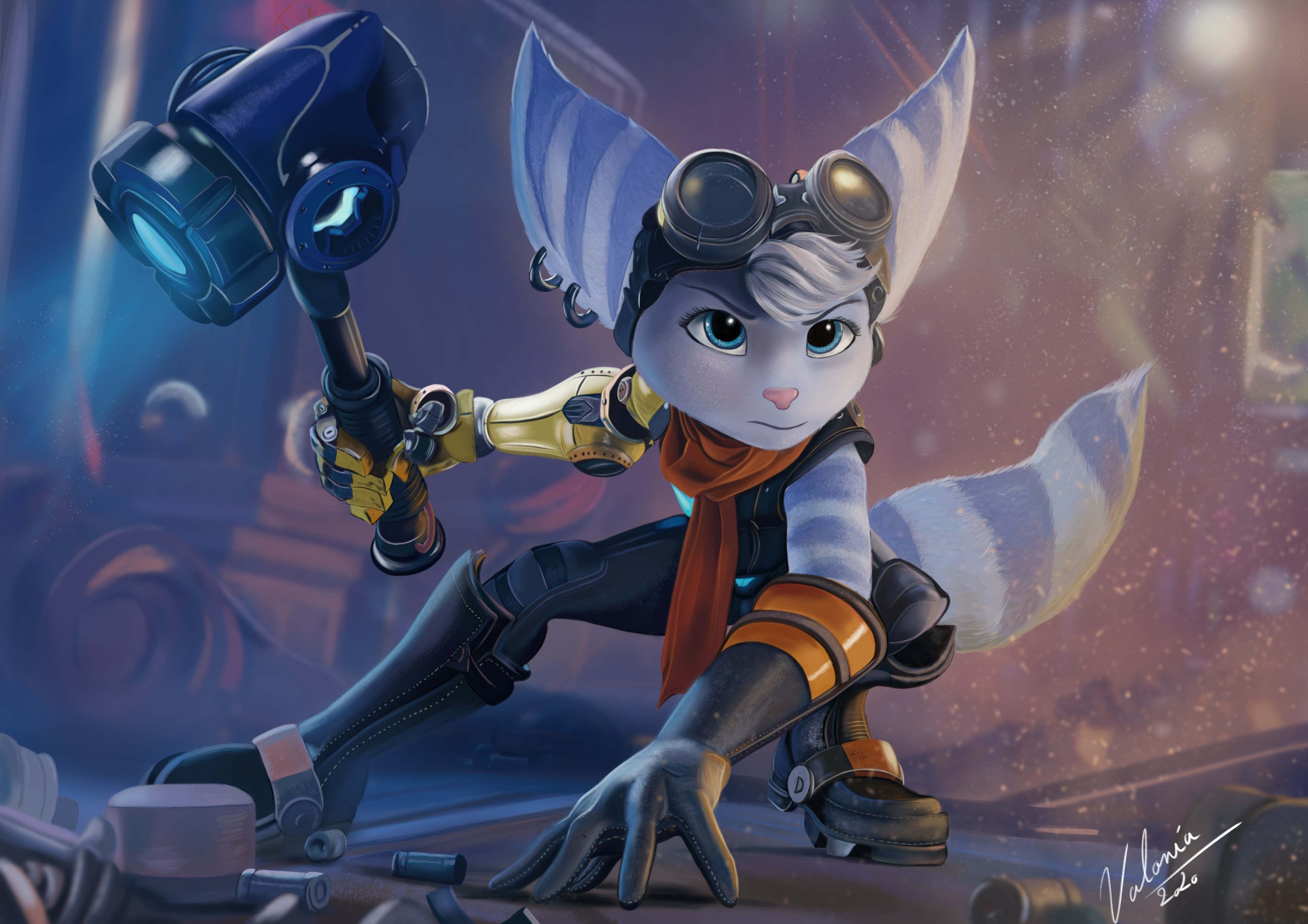 Artstation Ratchet And Clank Rift Apart New Female Lombax Margaux Valonia
