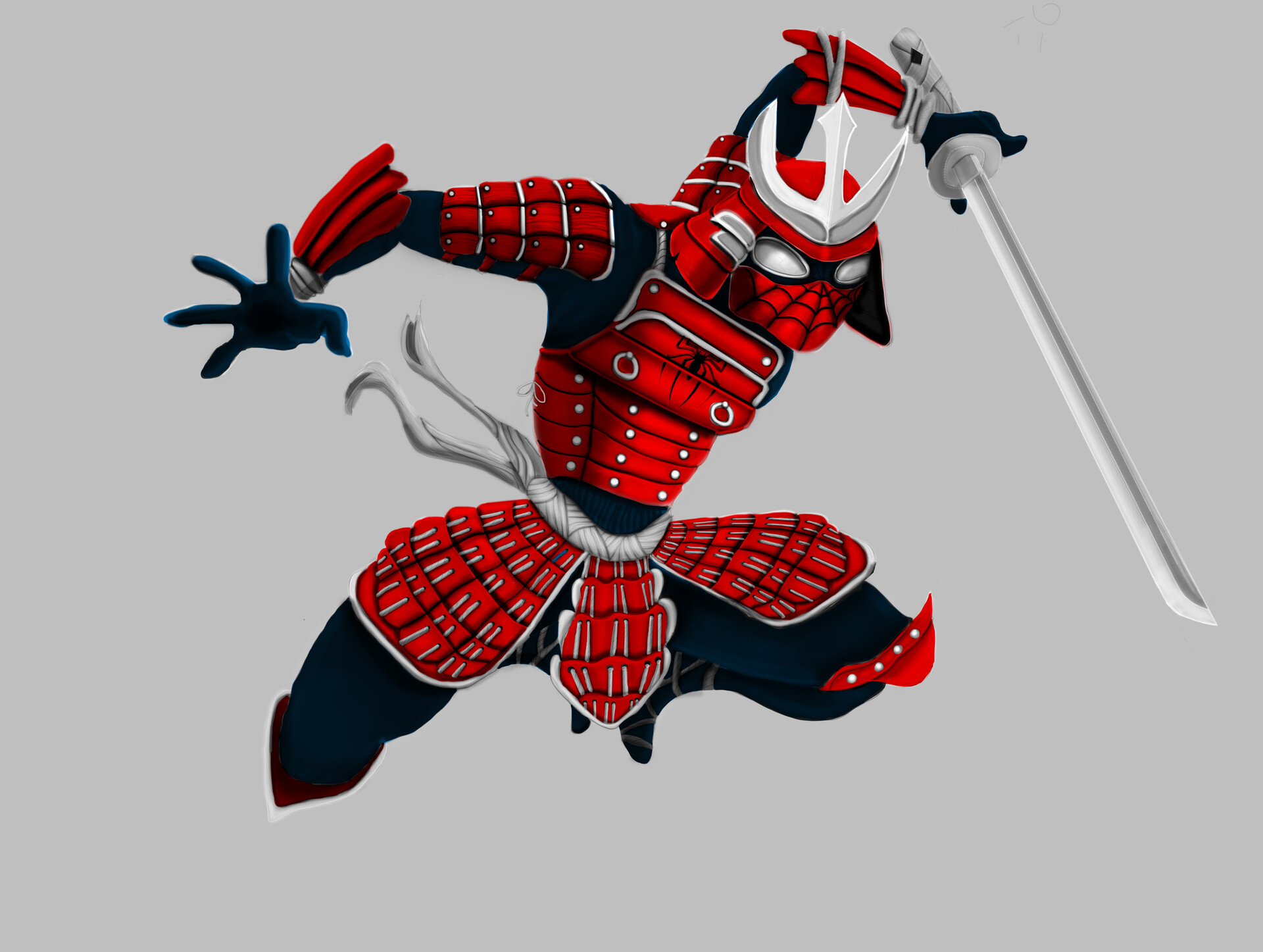 Samurai spider man sale