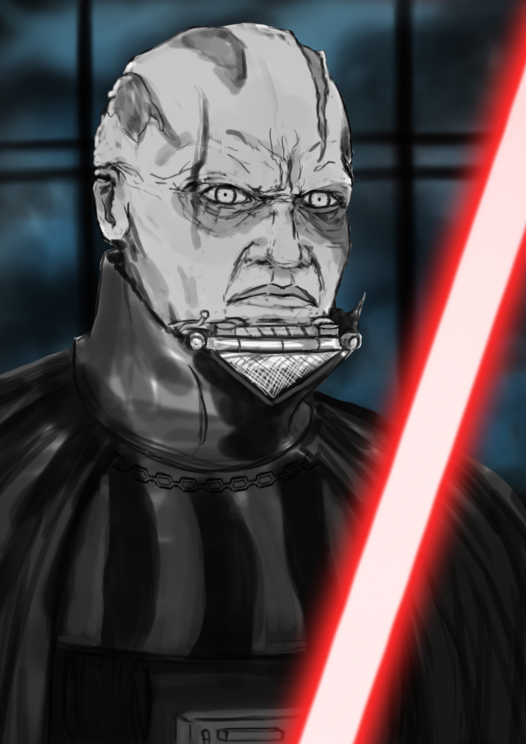 Artstation Vader Unmasked Craig Herbert