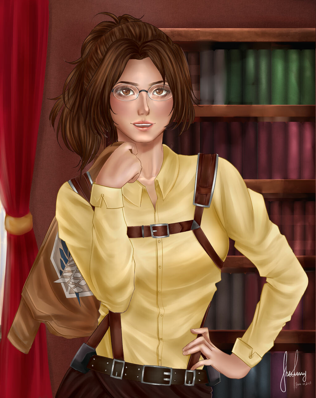 ArtStation - Hanji Zoe from Attack on Titan