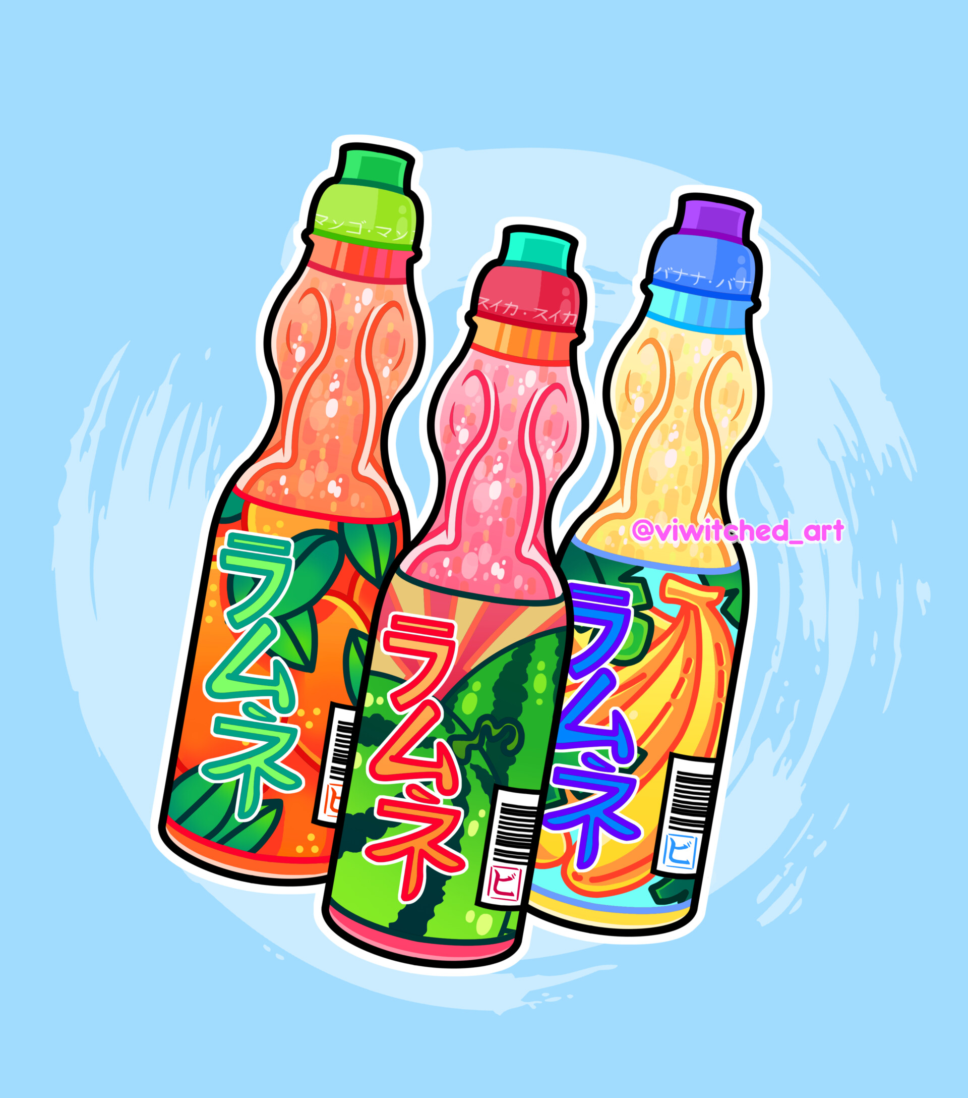 Artstation Konbini Summer Flavored Ramune Viviana Ramirez Viwitched Art Check out our ramune art print selection for the very best in unique or custom, handmade pieces from our shops. konbini summer flavored ramune viviana