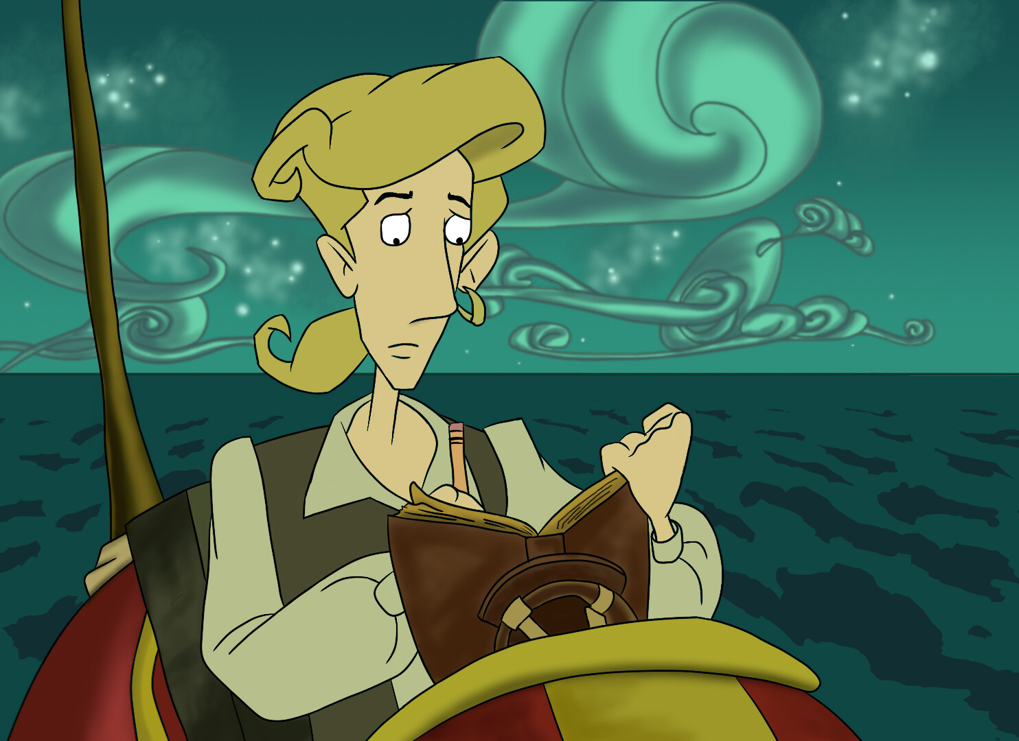 ArtStation Guybrush Threepwood Monkey Island 3 Fan Art