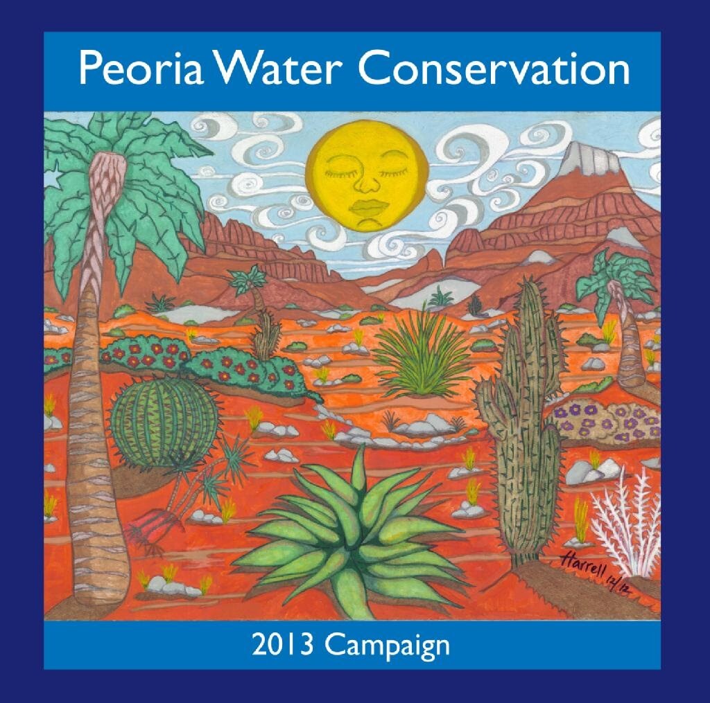 Peoria Arizona Water Conservation CD cover: The Power of Arizona