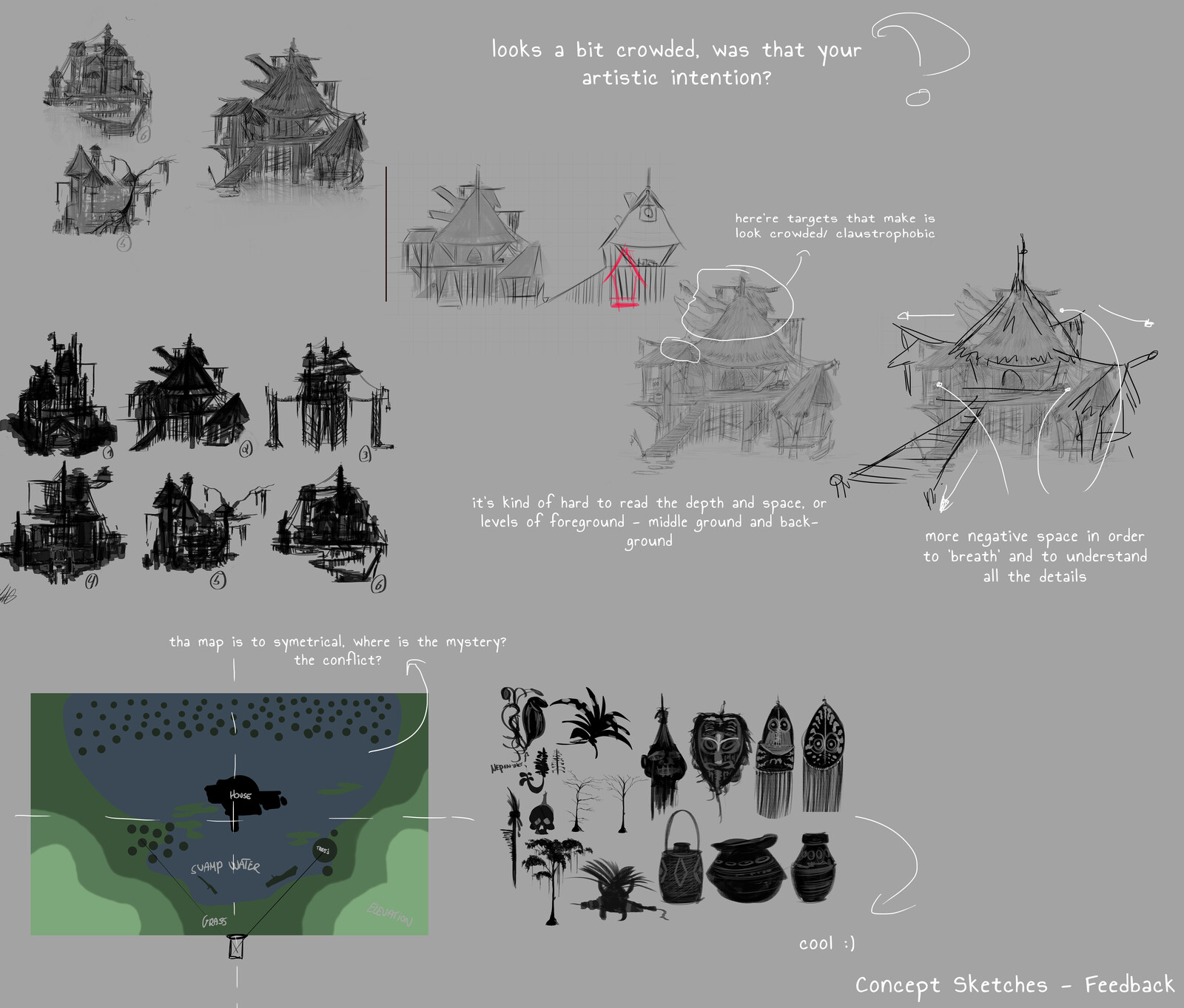 feedback notes on Environment Design
