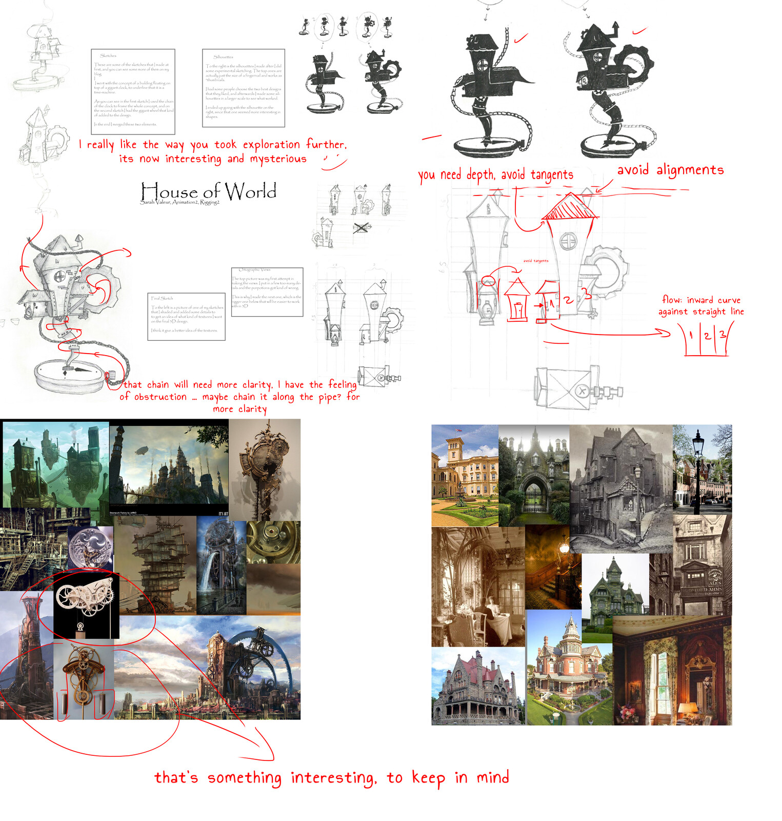 feedback notes on Environment Design