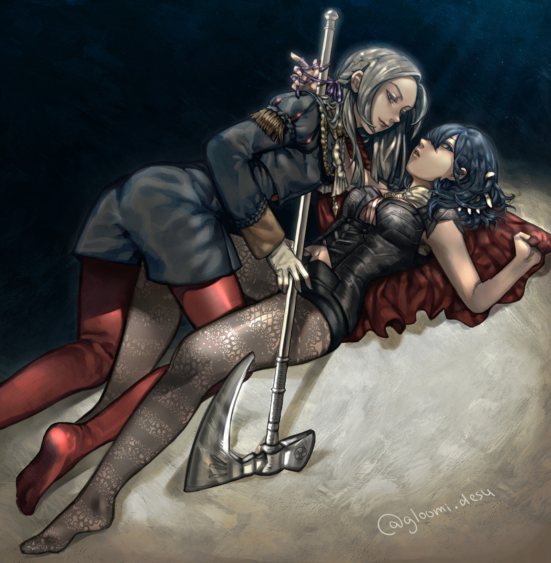 Artstation Edelgard And Byleth Kayla Lima Nothing wrong with it, i paired f!byleth with edie in my be run too, but there does seem to be more f!byleth x edie fanart than m!byleth x edie. edelgard and byleth kayla lima