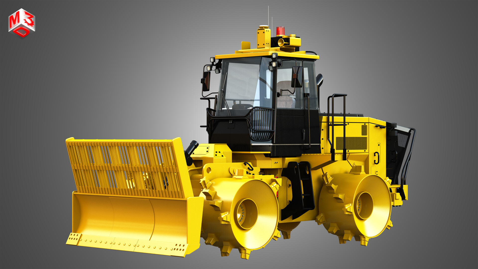 ArtStation - 816K Landfill Compactor 3D model