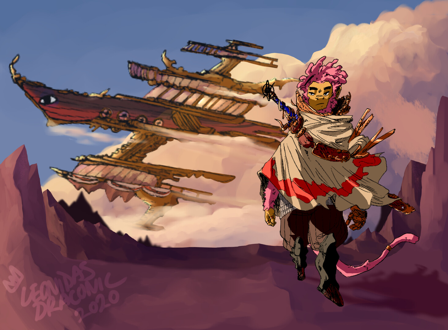 Leonidas Draconic Sun Wukong