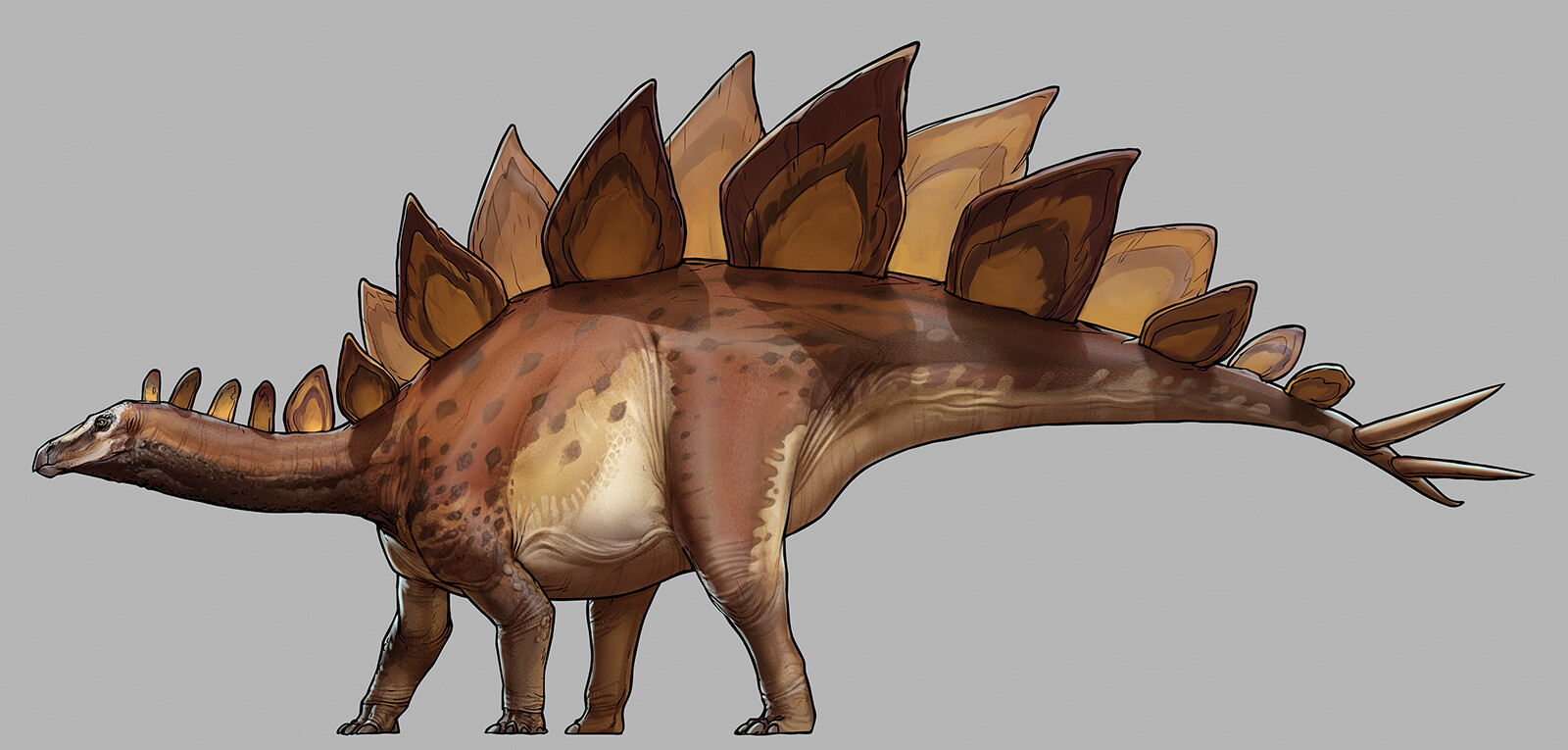 stegosaurus art project