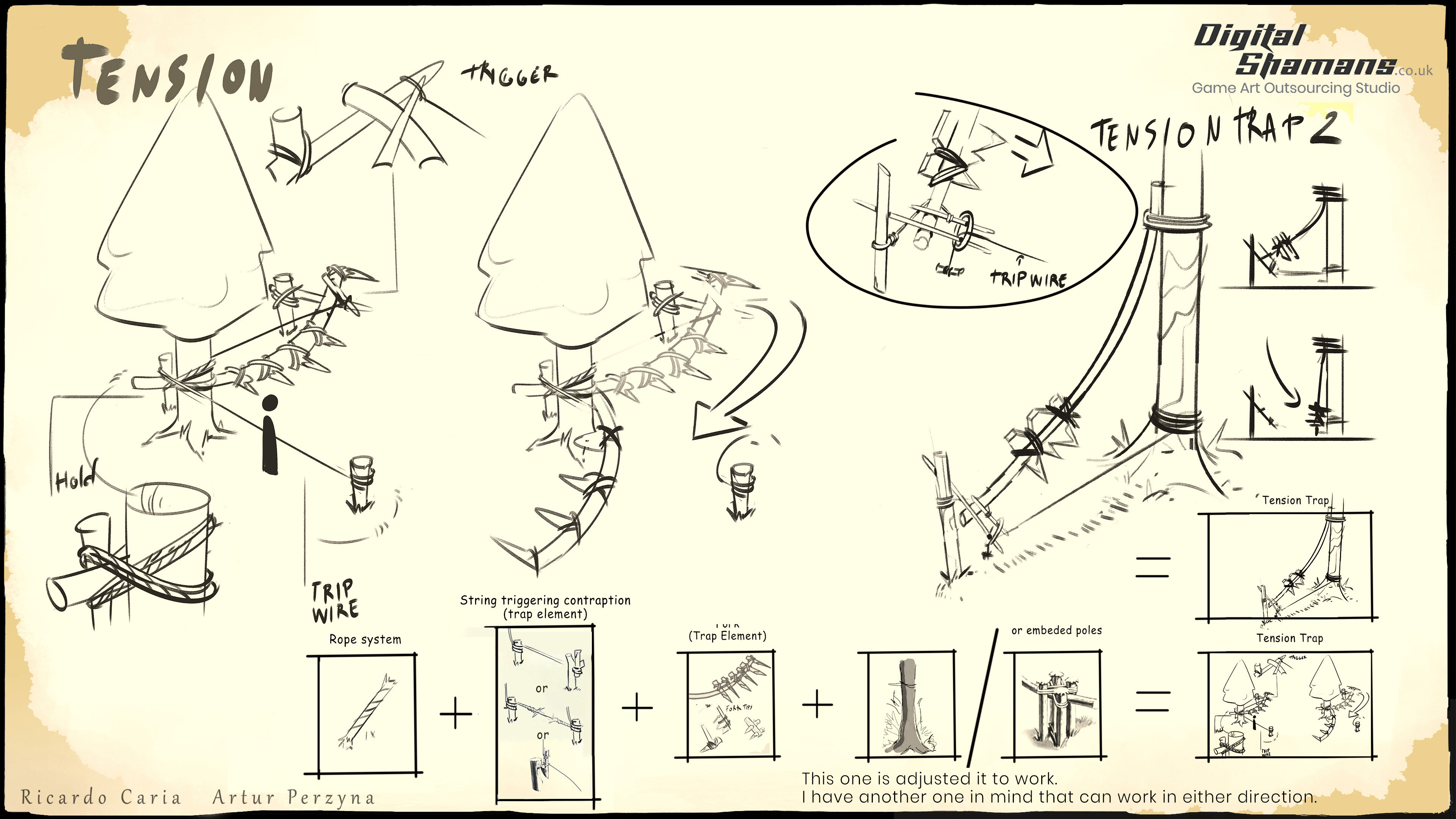 Survisland - Modular Animal Traps  concepts + Crafting Breakdown