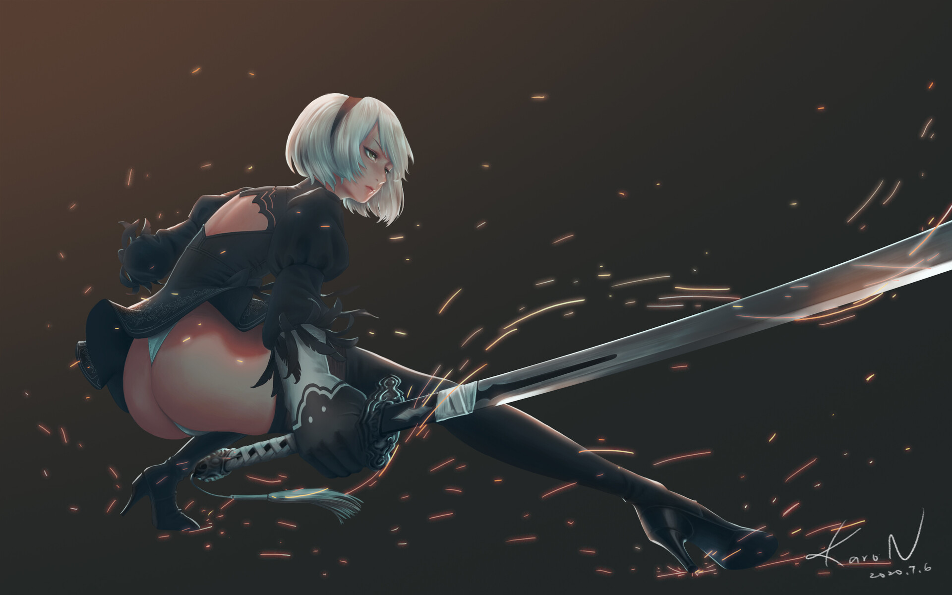 ArtStation NieRAutomata2B