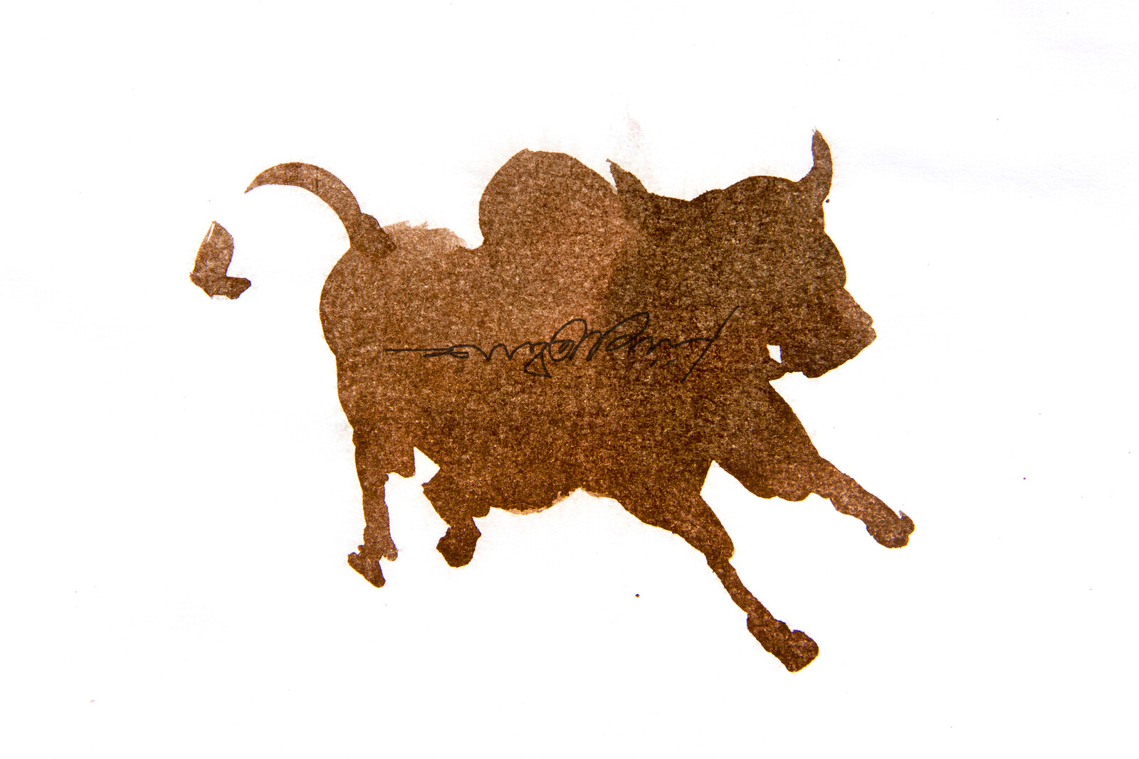 BULL WATERCOLOR ILLUSTRATION